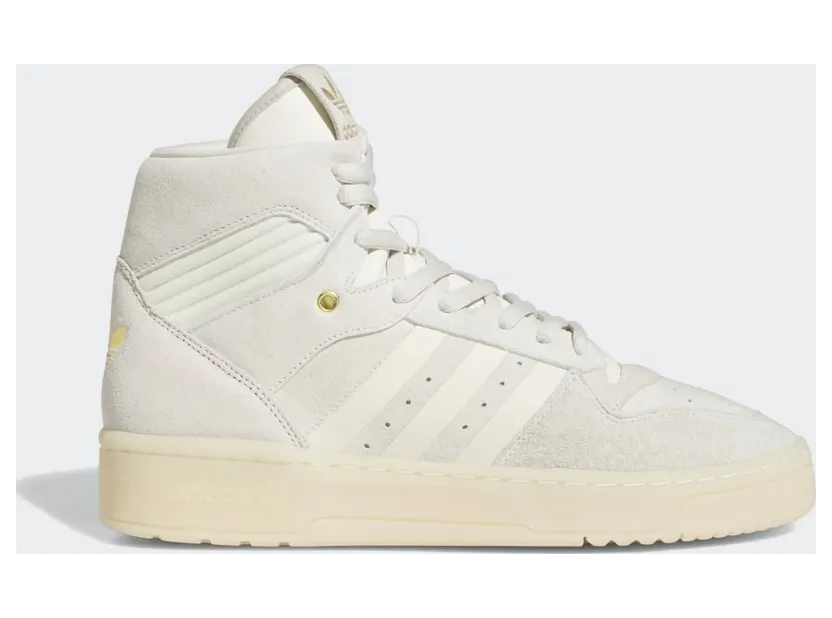 adidas Rivalry High Schuh Off White / Cream White / Easy Yellow (FZ6324)