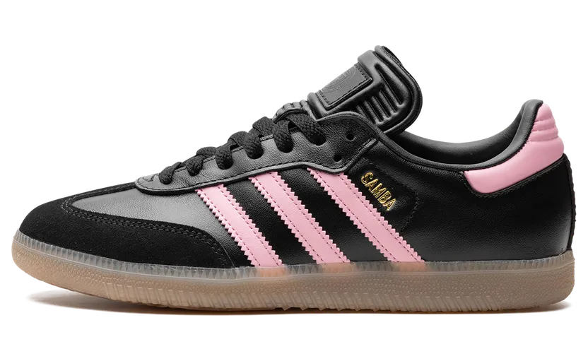 Adidas Samba Inter Miami CF Indoor Football Boots Core Black / Light Pink / Gum (IH8157)