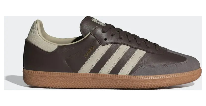Adidas Samba OG Brown / Putty Grey / Gold Metallic (ID1481)