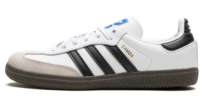 adidas Samba OG Shoes Kids Cloud White / Core Black / Gum (IE3677)