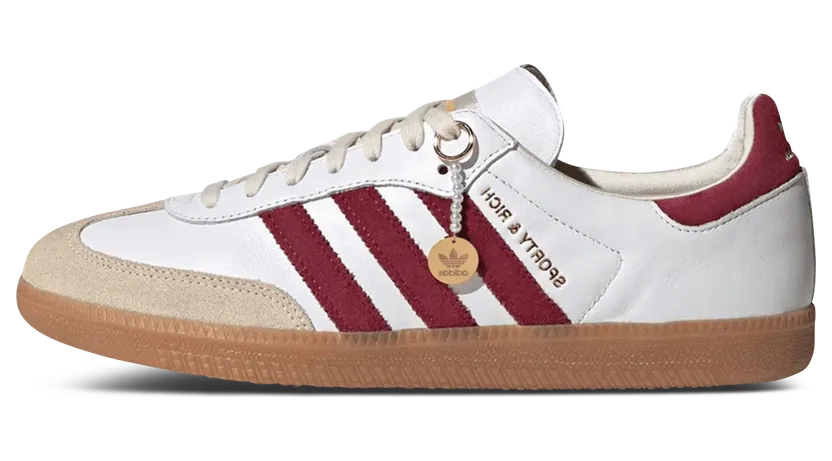 Adidas Samba OG Sporty & Rich White Collegiate Burgundy (IF5660)