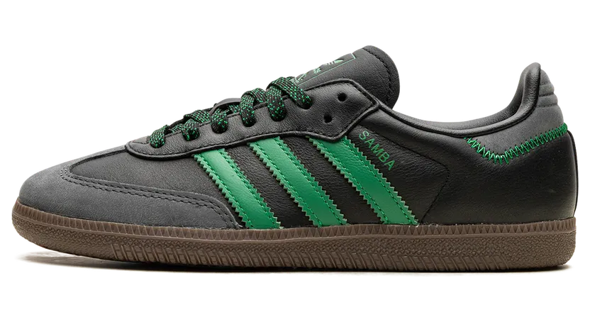 adidas Samba OG W Core Black / Green / Grey Six S19 (IE6520)