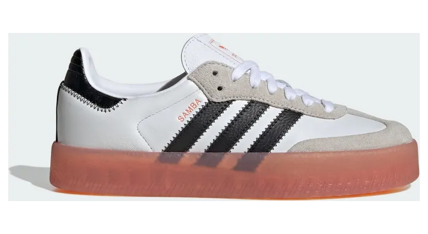 Adidas Sambae “White Black Semi Coral” (JI3072)