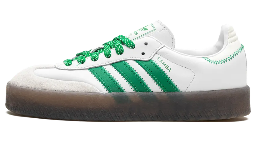 Adidas Sambae Cloud White / Green / Off White (IE9105)