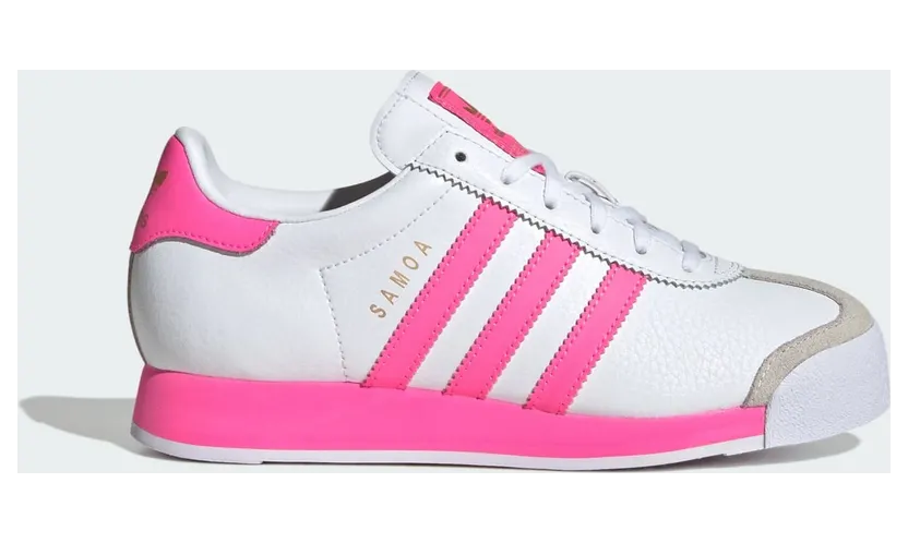 Adidas Samoa Cloud White / Lucid Pink / Gold Metallic (JQ5093)