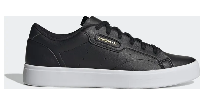 adidas Sleek Schuh Core Black / Gold Metallic / Crystal White (H05181)