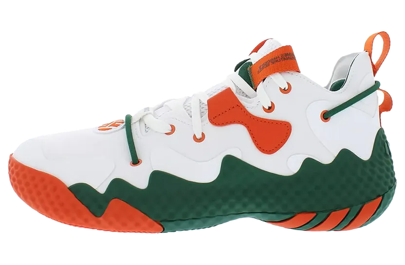 Adidas SM Harden Vol. 6 “White / Green / Orange” (GX9190)