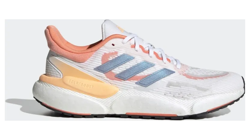 adidas Solarboost 5 Laufschuh Cloud White / Silver Violet / Coral Fusion (HP5673)