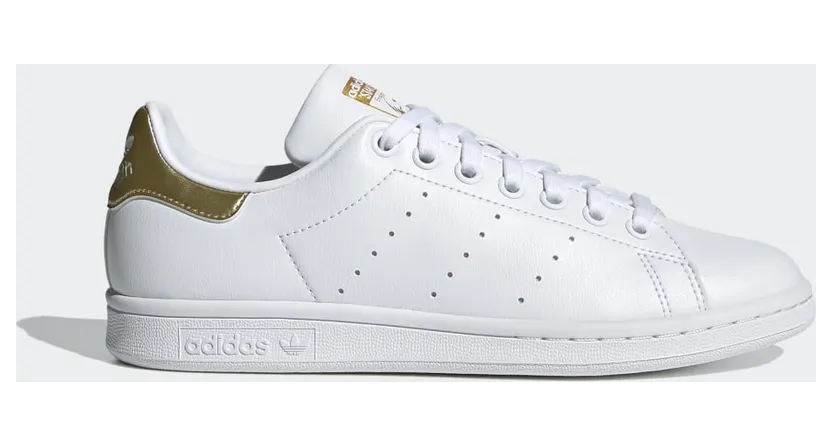 adidas Stan Smith Schuh Cloud White / Cloud White / Gold Metallic (G58184)