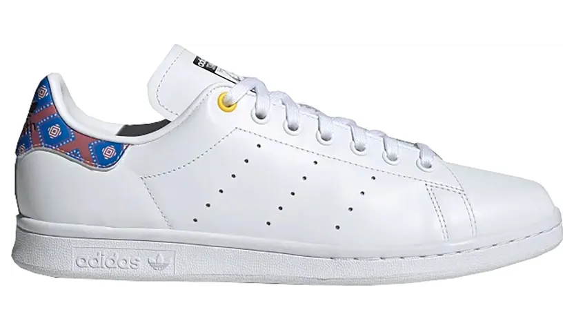 adidas Stan Smith Schuh Cloud White / Core Black / Yellow (FW3273)
