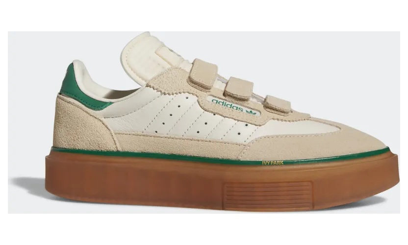 adidas Super Sleek Three-Strap V1 Shoes Wonder White / Core White / Gum (GY1777)