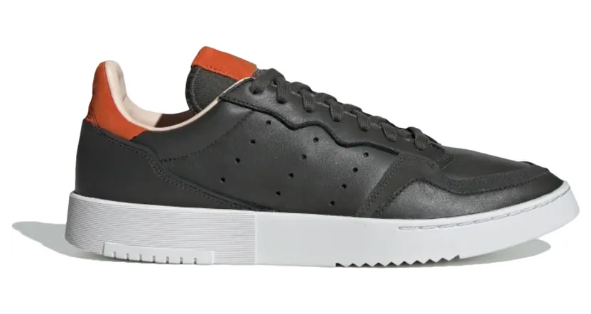 adidas Supercourt Schuh Legend Earth / Legend Earth / Orange (EF9182)