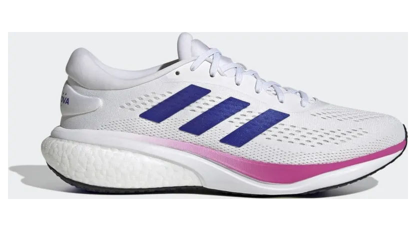 adidas Supernova 2.0 Laufschuh Cloud White / Lucid Blue / Lucid Fuchsia (HQ9939)