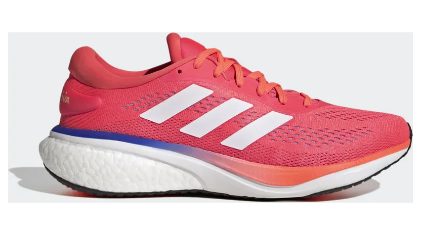 adidas Supernova 2.0 Laufschuh Solar Red / Cloud White / Lucid Blue (HQ9937)