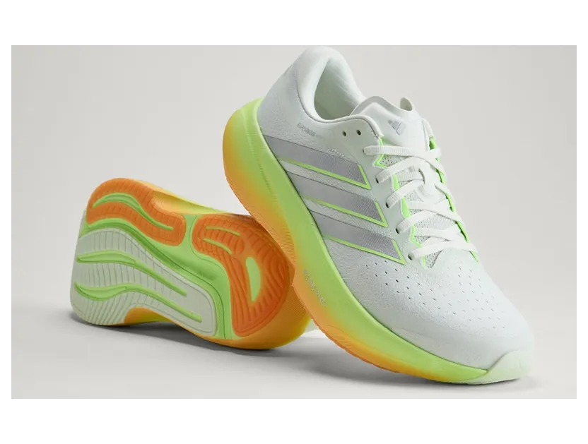 Adidas SUPERNOVA RISE 3 Laufschuhe Crystal Jade / Silver Metallic / Lucid Tangerine (KI9227)