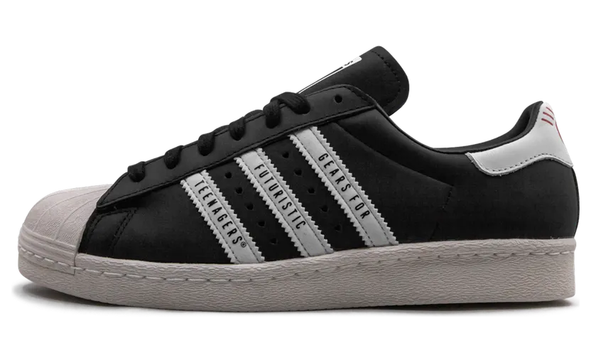 adidas Superstar 80s Human Made Schuh Core Black / Cloud White / Off White (FY0729)