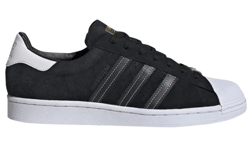 adidas Superstar Black Suede White (EH1543)