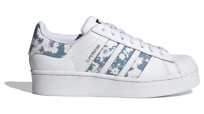 adidas Superstar Bold Schuh Cloud White / Ambient Sky / Silver Metallic (GZ8178)