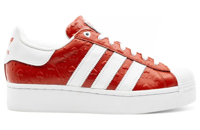 adidas Superstar Bold Schuh Scarlet / Core Black / Cloud White (FZ1836)