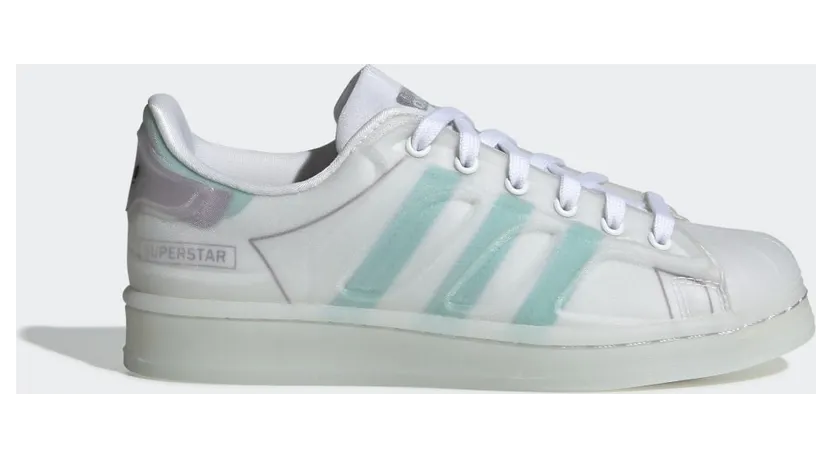 adidas Superstar Futureshell Schuh Cloud White / Acid Mint / Rich Mauve (S42623)