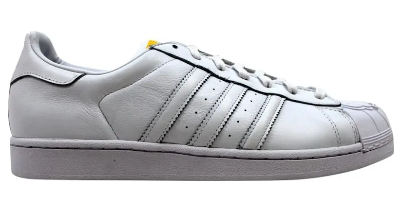 adidas Superstar Pharrell Supershell White/White-Yellow (S83350)