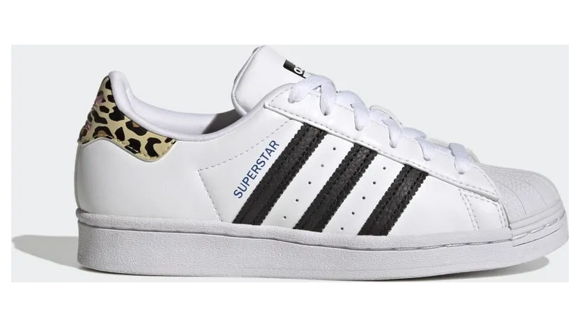 adidas Superstar Schuh Cloud White / Core Black / Blue (GW4062)