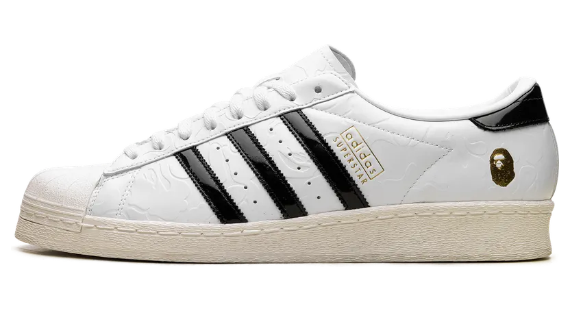 Adidas Superstar Vintage “A Bathing Ape – White Black” (JR2701)