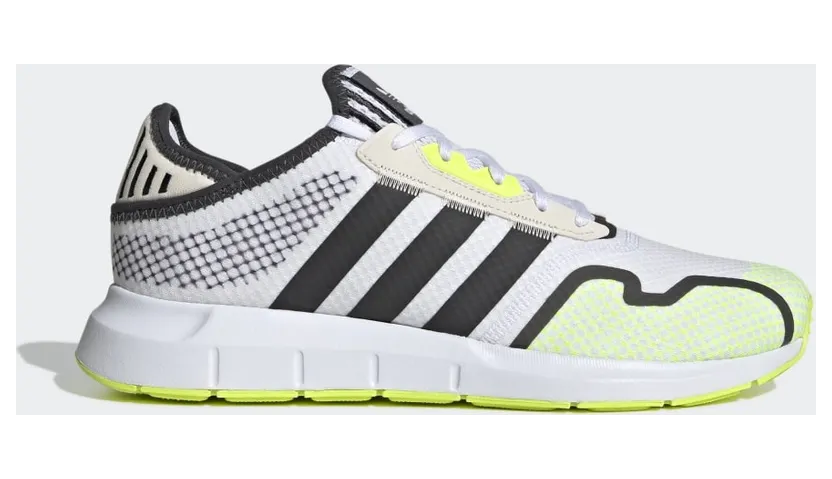 adidas Swift Run X Schuh Cloud White / Carbon / Solar Yellow (GZ9045)