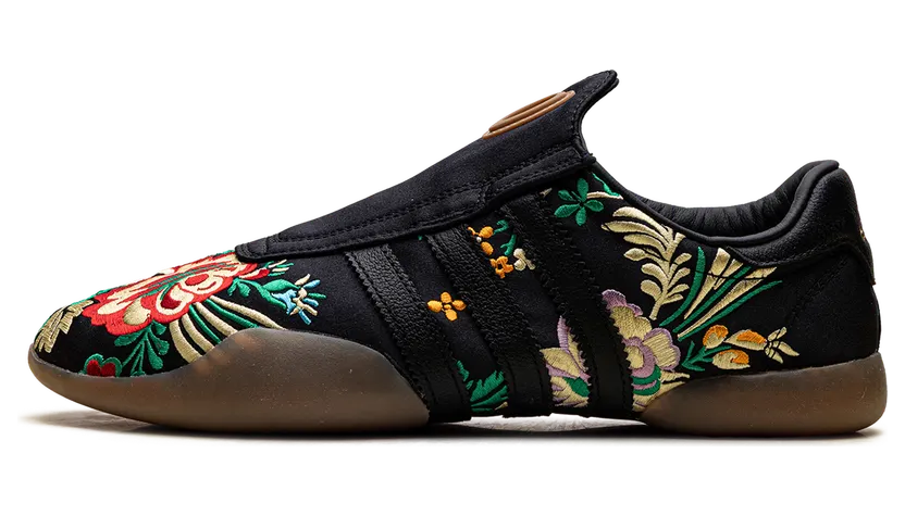 Adidas Taekwondo Mei “Black Floral Embroidered” (JR6018)