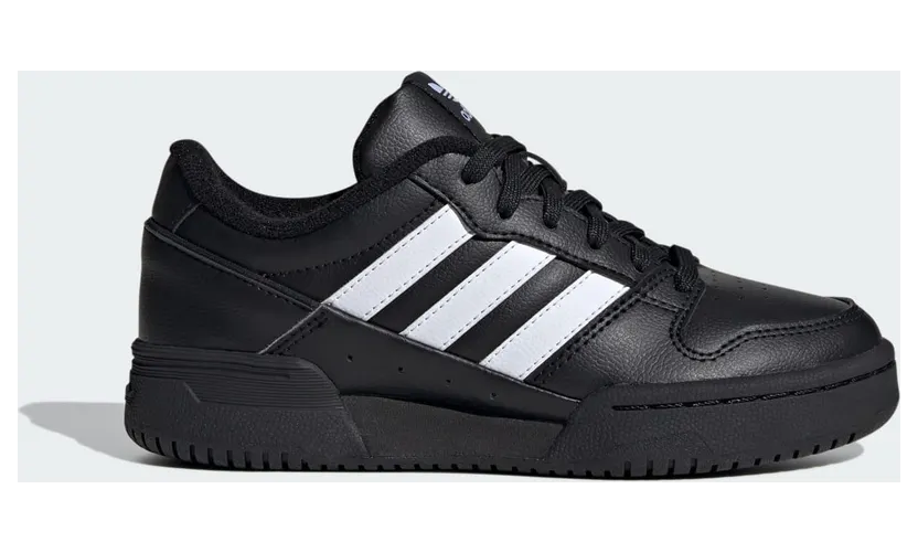 Adidas Team Court 2.0 STR Shoes Kids Core Black / Cloud White / Cloud White (ID6630)