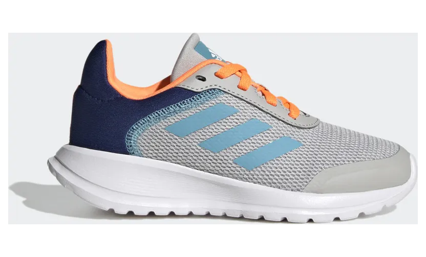 adidas Tensaur Run Schuh Grey Two / Preloved Blue / Screaming Orange (HQ1265)