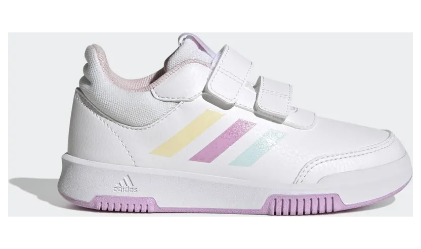 adidas Tensaur Sport Training Hook and Loop Schuh Cloud White / Almost Blue / Bliss Lilac (GW6453)