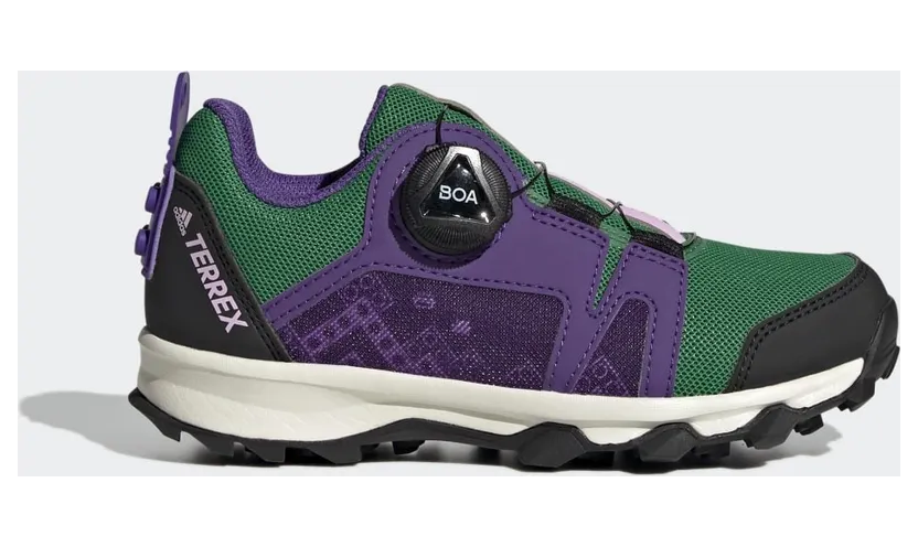 adidas TERRREX Agravic BOA x LEGO Trailrunning-Schuh Core Green / Sharp Purple / Bliss Lilac (GX2188)