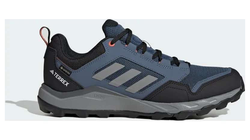 adidas Tracerocker 2 0 Gore Tex Trail Running Wonder Steel Grey Three Semi Impact Orange (JI1304)