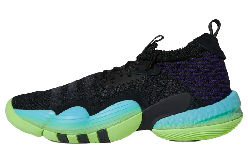 adidas Trae Young 2.0 Core Black / Core Black / Team Solar Green (H06473)