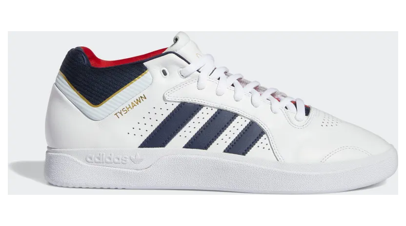 adidas Tyshawn Jones Schuh Cloud White / Collegiate Navy / Gold Metallic (GY3663)