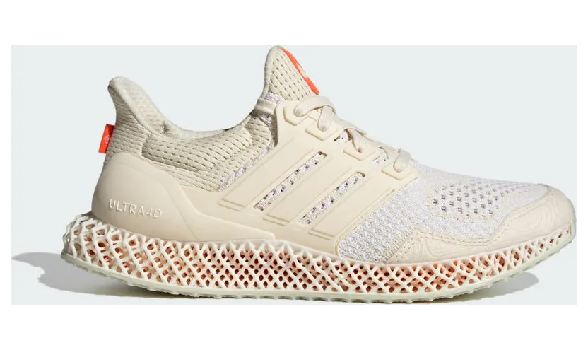 adidas Ultra 4D Schuh Wonder White / Wonder White / Impact Orange (IF0307)