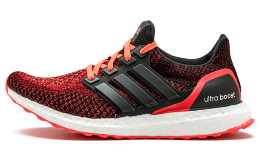 Adidas Ultra Boost 2.0 Core Black Solar Red Gradient (AQ5930)