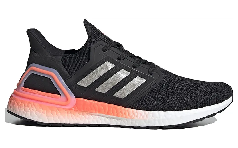 adidas Ultra Boost 20 Core Black Signal Coral (EG0756)