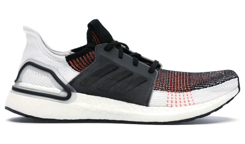 adidas Ultra Boost 2019 Black White Solar Orange (G27519)