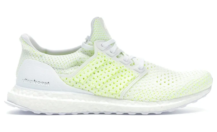 Adidas Ultra Boost Clima White / Footwear White-Solar Yellow (Shock Yellow) (AQ0481)