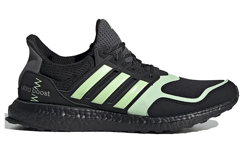 adidas Ultra Boost S&L Core Black Glow Green (FV7284)