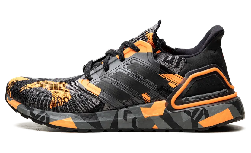 adidas Ultraboost 20 Laufschuh Core Black / Core Black / Signal Orange (FV8330)
