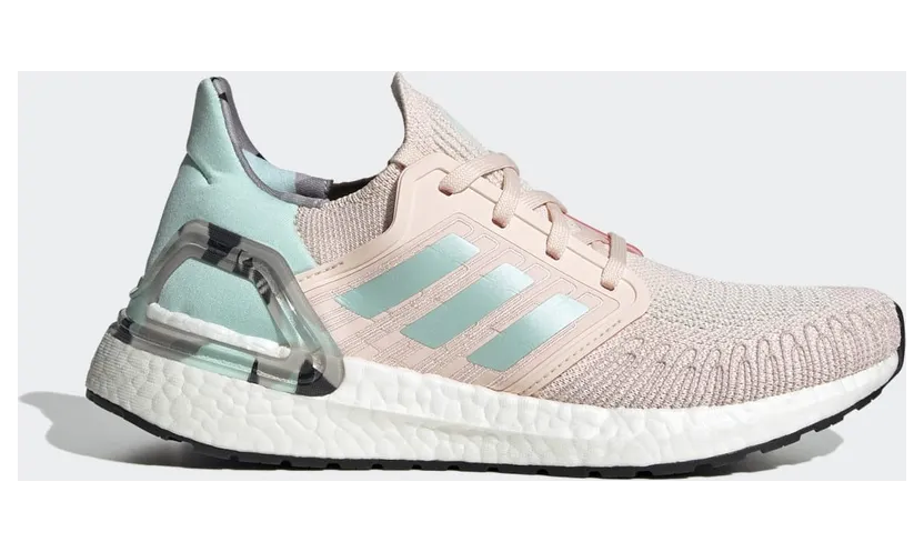 adidas Ultraboost 20 Laufschuh Pink Tint / Frost Mint / Collegiate Navy (FV8350)