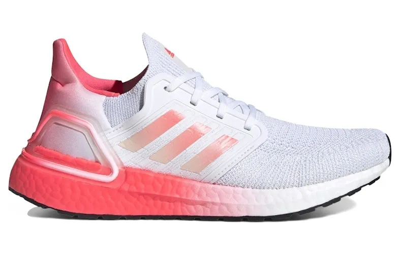 adidas Ultraboost 20 Schuh Cloud White / Signal Pink / Signal Pink / Coral (EG5201)