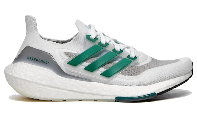 adidas Ultraboost 21 Laufschuh Cloud White / Sub Green / Core Black (FZ2326)