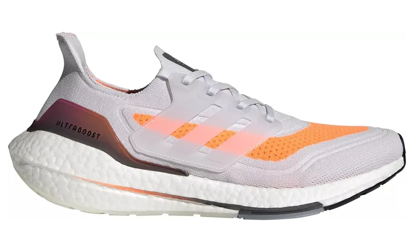 adidas Ultraboost 21 Laufschuh Dash Grey / Dash Grey / Screaming Orange (FY0375)