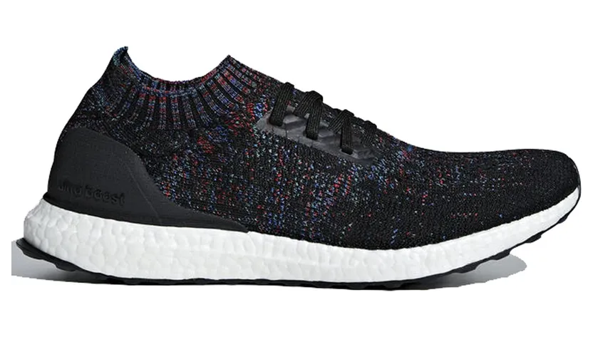 adidas Ultraboost Uncaged Core Black Active Red Blue (B37692)