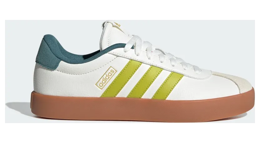 Adidas VL Court 3.0 Core White / Preloved Lime / Preloved Teal (JR8636)