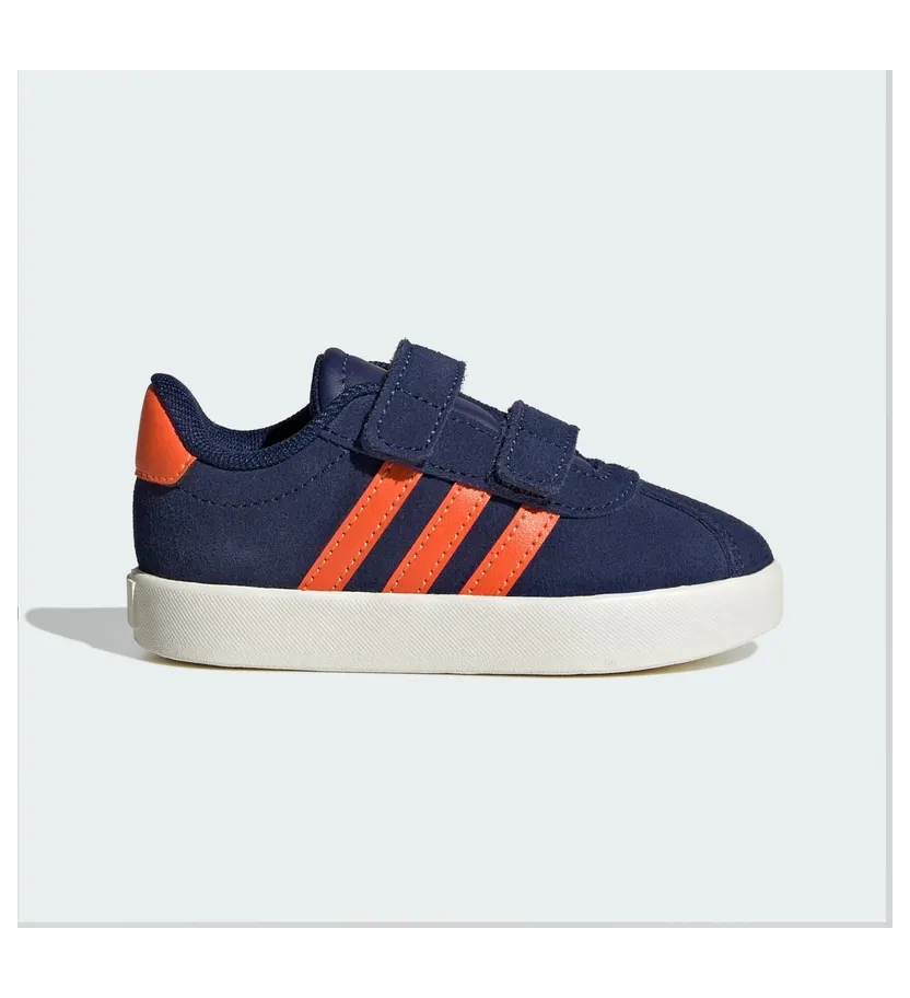 Adidas VL Court 3.0 Dark Blue / Impact Orange / Gold Metallic (JR2217)